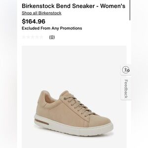 Unisex Birkenstock Beige Sneakers